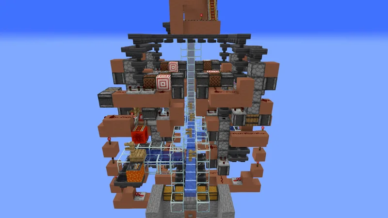 Fully Automatic ShulkerBox Unloader, Parallelized for 4 Workers