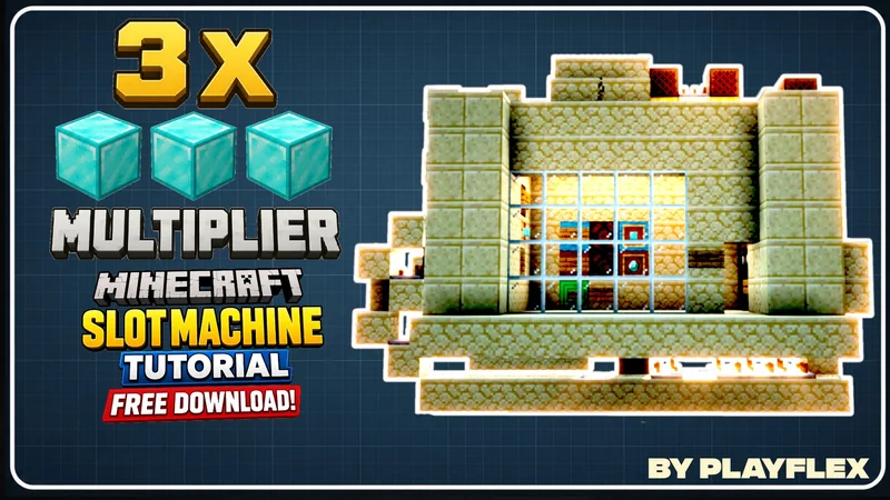 3X Multiplier Slot – Minecraft Redstone Casino Machine
