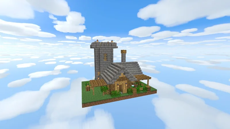 Castle House with Tower Medieval