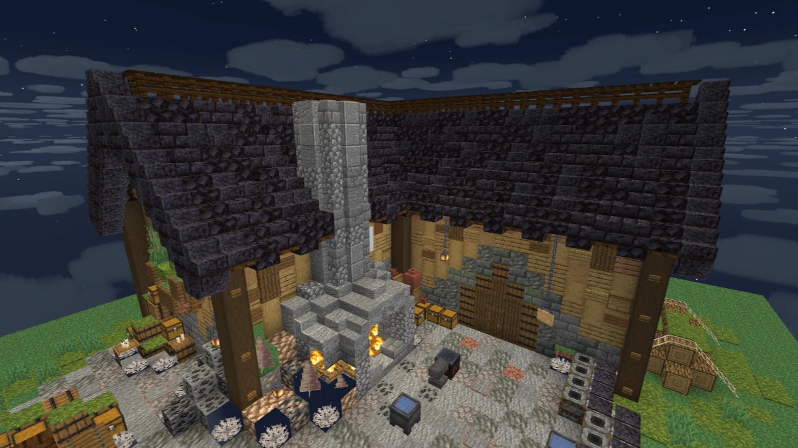 Medieval Blacksmith - Minecraft Schematic | MineSchematic