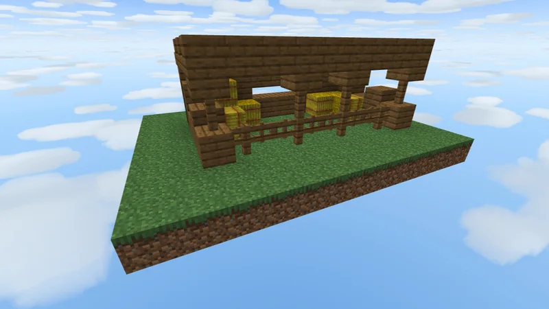 Small Hay Bale Shelter