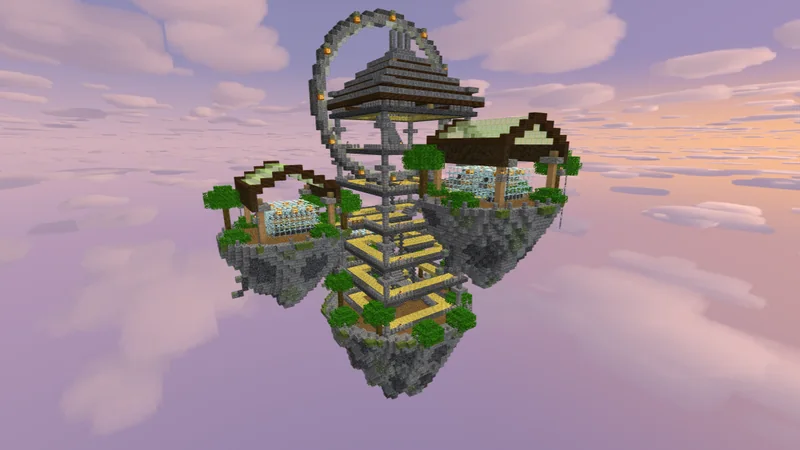 Floating Bamboo Farm Spiral