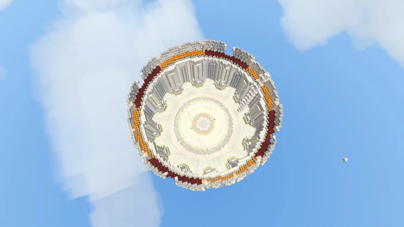Circular White Quartz Arena