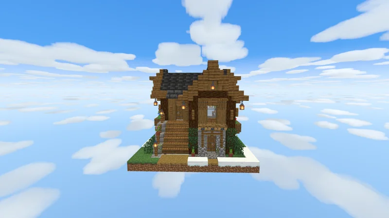 Small Snowy Mountain House