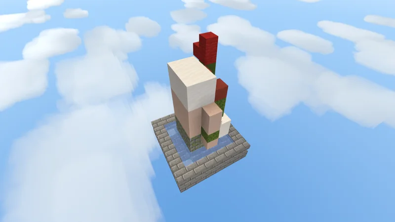 Seated Golem Fountain with Poppy