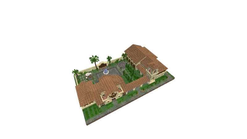 Large Mediterranean House with Courtyard