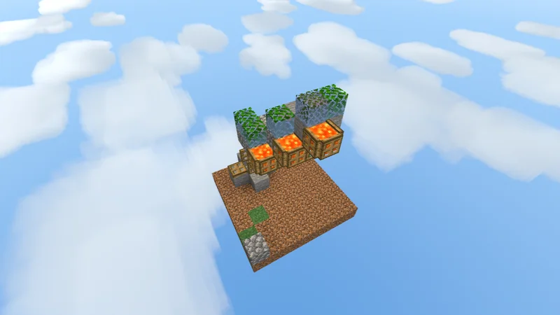 Lava Trapdoor Redstone Diagonal Generator
