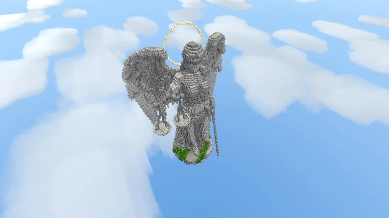 Floating Angel Statue