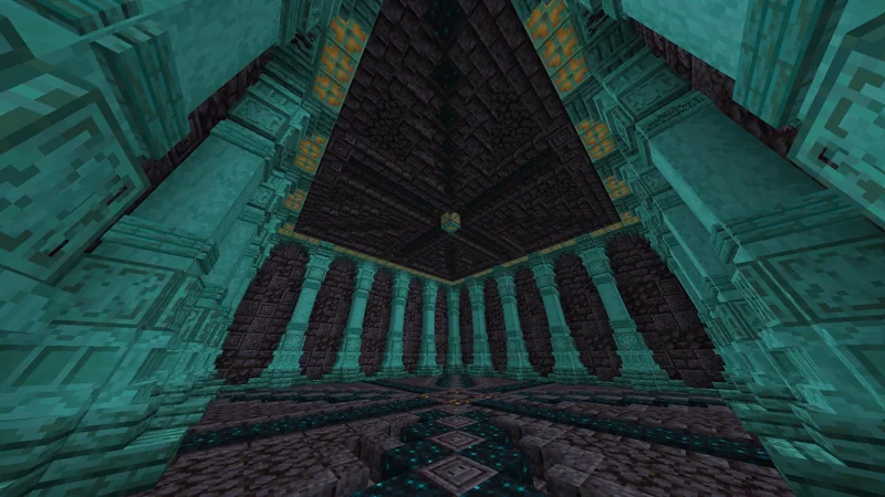 Warped Blackstone Sculk Base By 0v3rth1nk