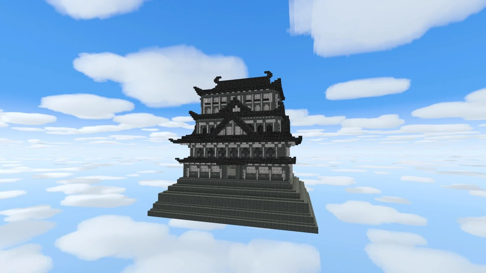 Japanese Castle Tower - Minecraft Schematic | MineSchematic