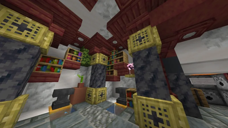 Ninja Style 2 Player Base B4 Made By Siemensss (Join Dsmp Schematics For More)