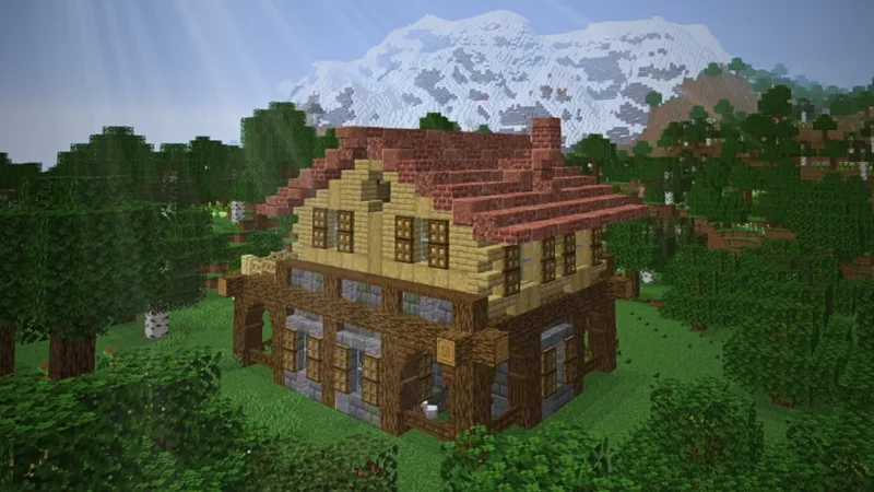 Rustic Lowland House - Textured Version