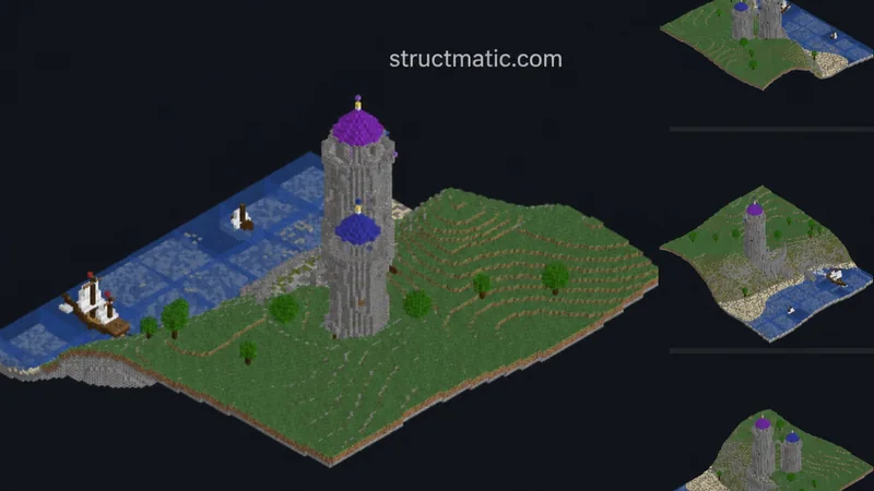 Twin Fantasy Wizard Towers