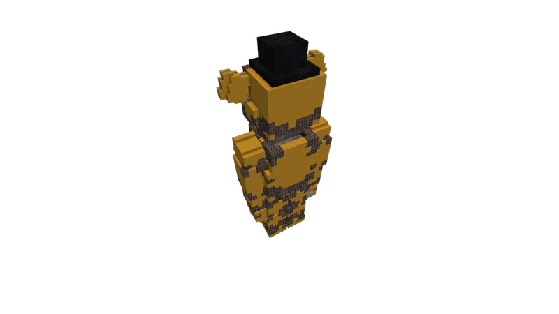 Golden Freddy Statuem