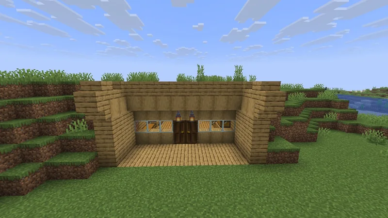 Wooden Underground House
